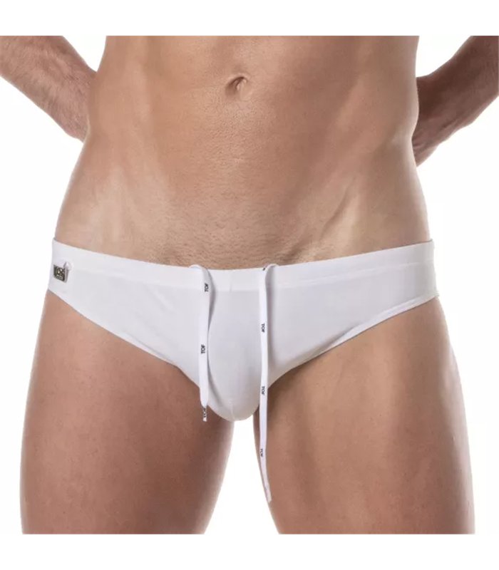 Herren Swim Briefs – Slim Fit, Komfort & Parisian Design Weiß | TOF Paris