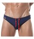 Badehose Mini Briefs Marineblau – Slim Fit mit Paris-Logo & Komfort | TOF Paris