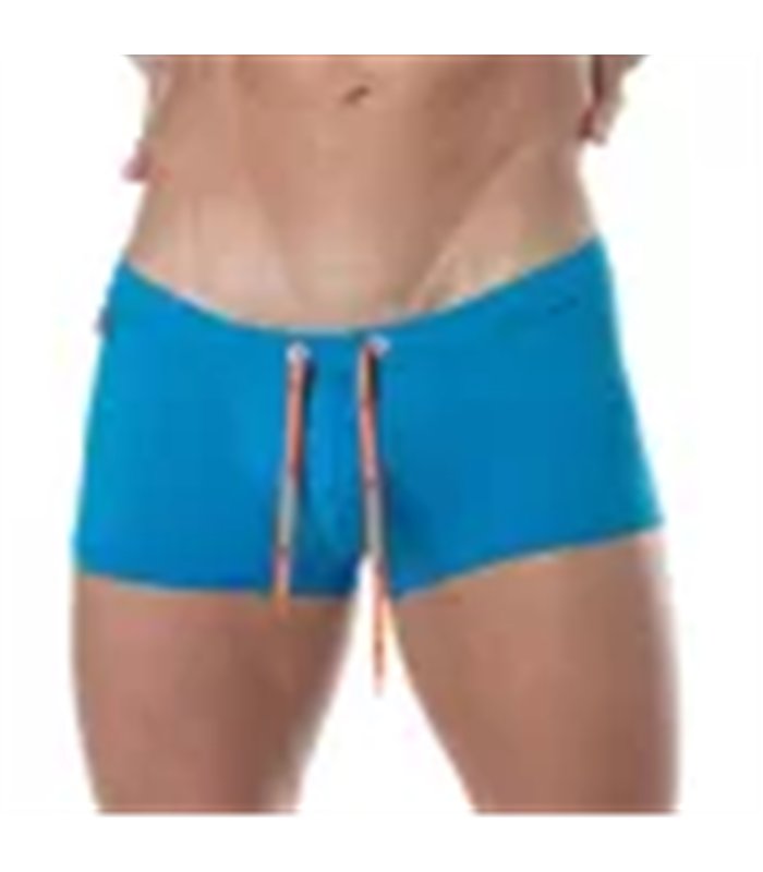 Badeshorts Slim-Fit in Türkis – Komfort & Eleganz fürs Wasser | TOF Paris