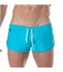Mini Swim Shorts Türkis – Schnell trocknend mit Seitenschlitz & Tasche | TOF Paris