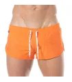 Mini Swim Shorts Orange – Slim Fit mit praktischem Rückentasche | TOF Paris