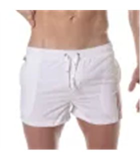 Herren Badeshorts Weiß – Eleganter Schnitt mit Quick-Dry Funktion | TOF Paris