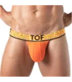 Stringless Thong für Herren – Komfort & XXL-Beutel, Orange | TOF Paris