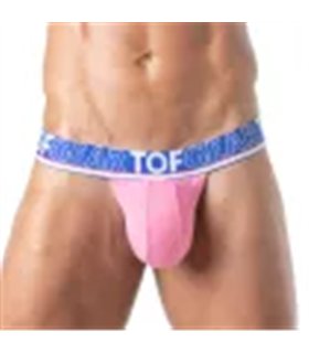 Stringless Thong Pink – Bequemer Komfort mit XXL-Beutel & Jacquard-Bund | TOF Paris