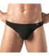 Herren Thong Cotton Bi-Stretch mit Komfort-Beutel Schwarz | TOF Paris