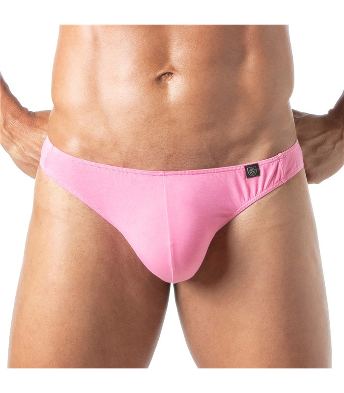 Herren Thong Pink – Weiche Baumwolle, Bi-Stretch & Slim Fit | TOF Paris
