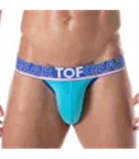 Jockstrap Türkis mit elastischem Jacquard-Bund & Bi-Stretch Cotton | TOF Paris