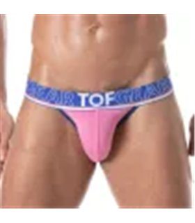 Jockstrap Pink mit bi-elastischem Baumwollstoff & Jacquardbund | TOF Paris