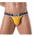 Jockstrap Gelb – Weicher Bi-Stretch Baumwollkomfort mit Jacquard-Bund | TOF Paris