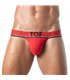 Tanga Herren Rot – Weicher Bi-Stretch Stoff & Jacquard-Bund | TOF Paris