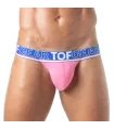 Tanga Pink mit flexiblem Jacquard-Bund – weich & formbetont | TOF Paris