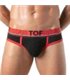 Slip Herren Sportlich Schwarz – Weicher Bi-Stretch Baumwolle & Jacquard-Bund | TOF Paris