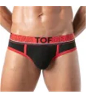 Slip Herren Sportlich Schwarz – Weicher Bi-Stretch Baumwolle & Jacquard-Bund | TOF Paris