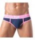 Sportliche Herren-Slips mit elastischem Jacquard-Bund, Marineblau | TOF Paris