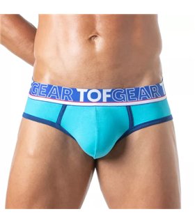 Slips Backless – Weicher Bi-Stretch Komfort mit Jacquard-Bund, Türkis | TOF Paris