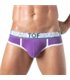 Herren Slips Backless mit breitem Jacquard-Bund, lila | TOF Paris