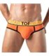 Slips ohne Rückenteil – Soft Cotton, Komfort & Freiraum, Orange | TOF Paris