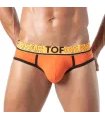 Slips ohne Rückenteil – Soft Cotton, Komfort & Freiraum, Orange | TOF Paris
