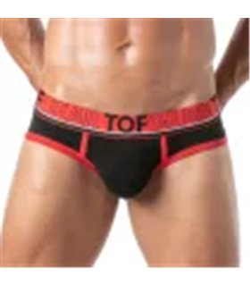 Slips ohne Rücken – Weicher Bi-Stretch Baumwollkomfort, Schwarz | TOF Paris