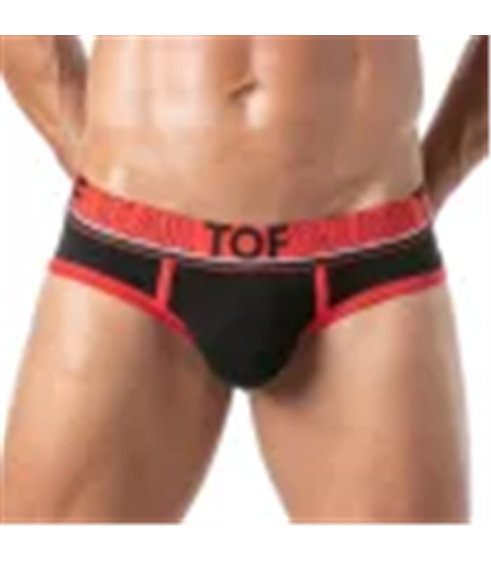 Slips ohne Rücken – Weicher Bi-Stretch Baumwollkomfort, Schwarz | TOF Paris