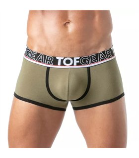 Boxershorts Khaki – Bequeme Low-Waist mit flexiblem Jacquard-Bund | TOF Paris