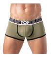 Boxershorts Khaki – Bequeme Low-Waist mit flexiblem Jacquard-Bund | TOF Paris