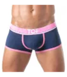 Boxershorts Marineblau mit elastischem Jacquard-Bund, sportlich & bequem | TOF Paris