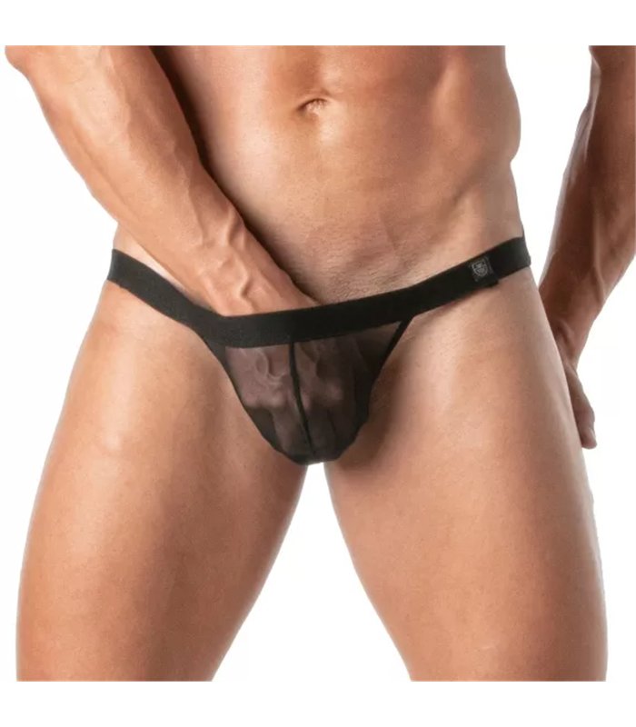 Jockstrap Mesh – ultradünner Bund, atmungsaktiv & stylisch, Schwarz | TOF Paris