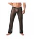 Kimono-Hose aus transparentem Mesh – luftiger Komfort, schwarz | TOF Paris