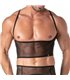 Bustier Mesh – Verstellbare Träger, vielseitig tragbar, schwarz | TOF Paris