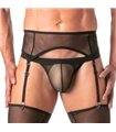Strumpfhalter Set Mesh mit verstellbaren, schonenden Clips schwarz | TOF Paris Strumpfhalter Set Mesh mit verstellbaren, schonenden Clips schwarz | TOF Paris