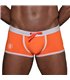 Badehose Neon Orange – Eng anliegend, chlorresistent & mit Kontraststreifen | TOF Paris