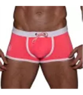 Badehose Neon Pink – Eng anliegend, chlorresistent & mit Kontraststreifen | TOF Paris