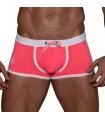 Badehose Neon Pink – Eng anliegend, chlorresistent & mit Kontraststreifen | TOF Paris