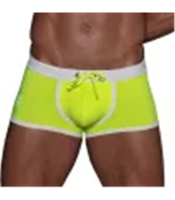 Badehose Neon Gelb – Figurbetont, chlorresistent & mit Komfortschaum | TOF Paris