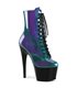 Platform Ankle Boots ADORE-1020SHG - Purple/Green