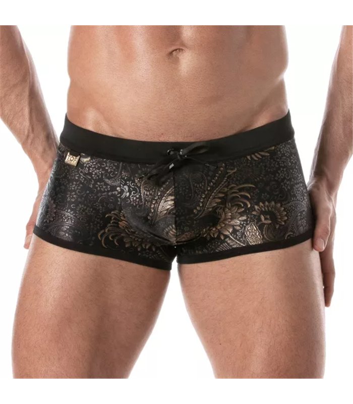 Herren Swim Boxer Gold – Figurschmeichelnd & Chlorresistent, schnelltrocknend | TOF