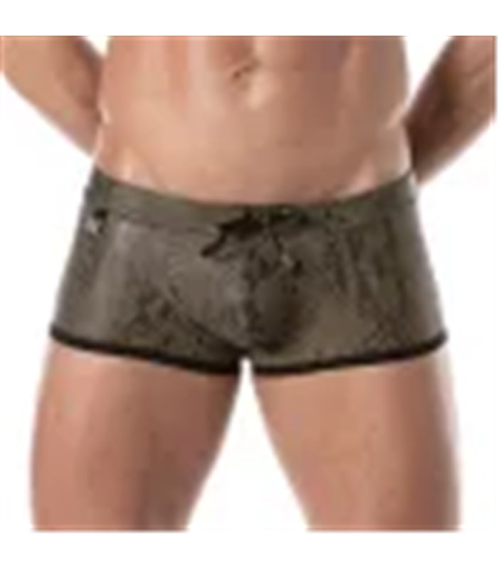 Herren Swim Boxer Khaki – Figurschmeichelnd & Chlorresistent, schnelltrocknend | TOF