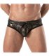 Herren Badehose – Slim Fit mit schnelltrocknender Mikrofaser, Gold | TOF