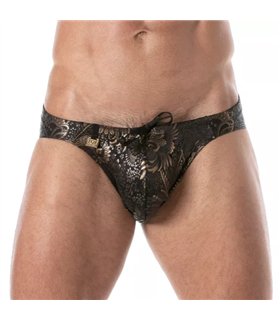 Mini Swim Brief – Sexy, hochgeschnitten & UV-beständig Gold | TOF