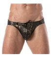 Mini Swim Brief – Sexy, hochgeschnitten & UV-beständig Gold | TOF