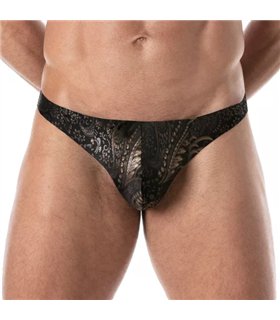 Herren Swim Thong – Ultraleicht & Exklusive Italien Prints, Gold | TOF