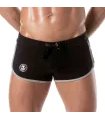 Shorts Retro Fit mit Push-Up & atmungsaktivem Stretchstoff, Schwarz | TOF Paris