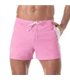Fussball Shorts – Pink, Mid-Thigh mit Kontraststreifen & Taschen | TOF Paris