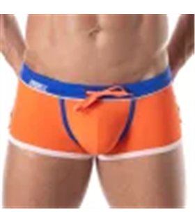 Herren Badeboxer, Orange – Slim Fit, Elegant & Komfortabel | TOF