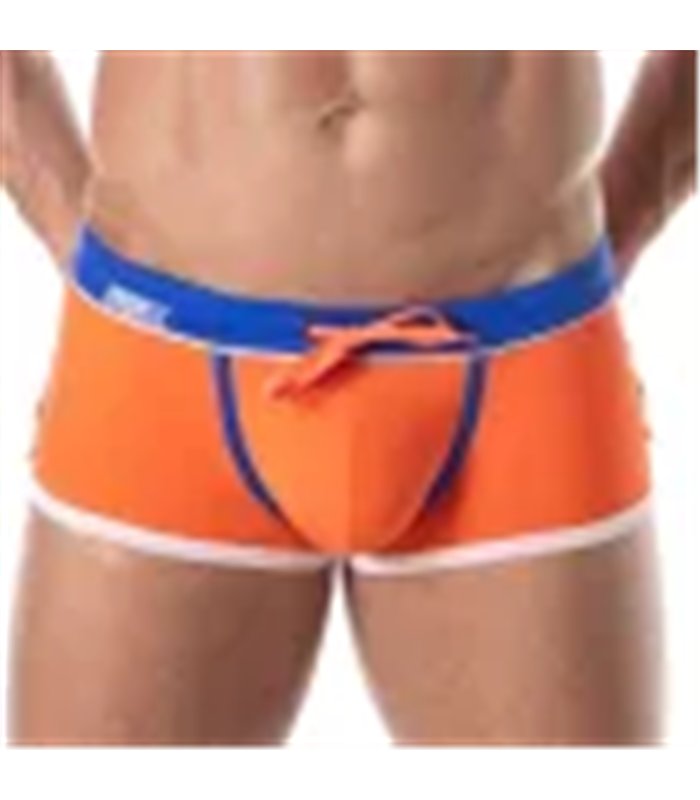 Herren Badeboxer, Orange – Slim Fit, Elegant & Komfortabel | TOF