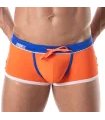 Herren Badeboxer, Orange – Slim Fit, Elegant & Komfortabel | TOF