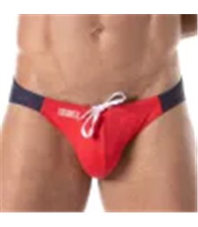 Mini Badeslip Holidays, Rot – Sexy, minimalistischer Beach-Style | TOF