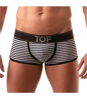Boxershorts Sailor Stripe – Soft, tailliert mit XXL-Beutel, Schwarz | TOF