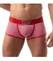 Boxershorts Sailor Stripe – Soft, tailliert mit XXL-Beutel, Rot | TOF